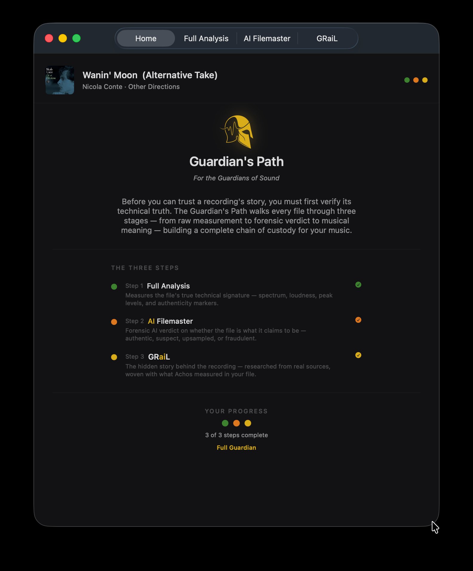 Guardian's Path complete